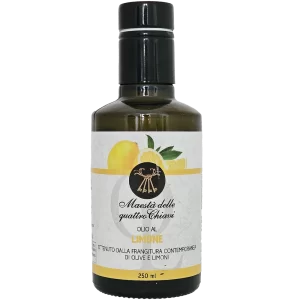 Condimento aromatizzato al limone a base di olio di oliva
