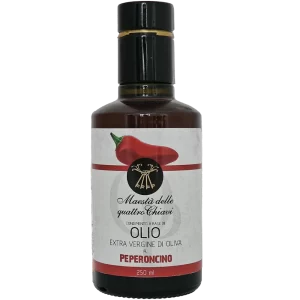 Condimento aromatizzato al peperoncino a base di olio di oliva