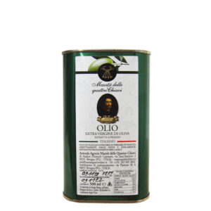 olio extra vergine di oliva italiano lattina 500ml Maestà delle Quattro Chiavi Bevagna Umbria